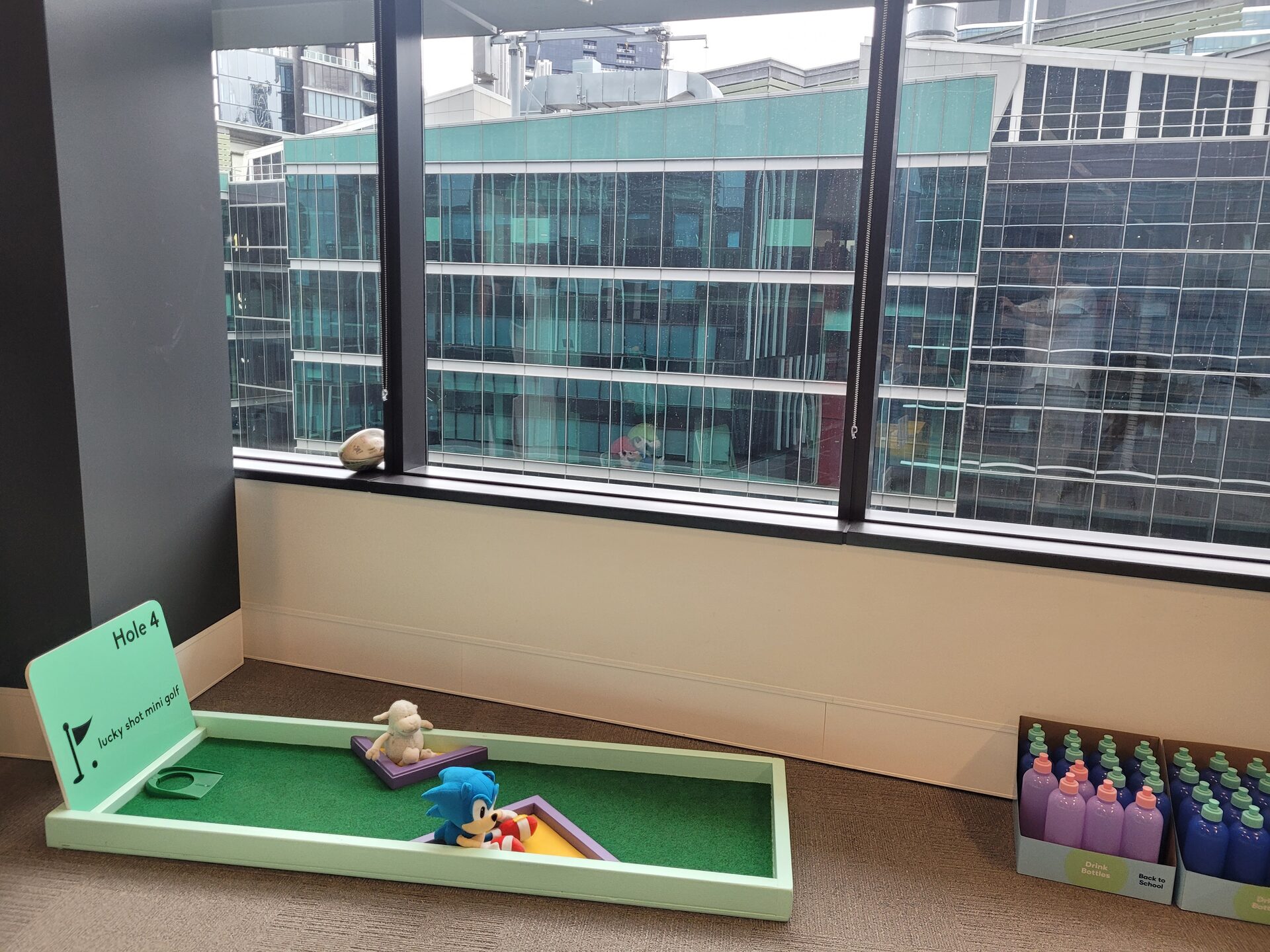 Lucky Shot Office Fun Zone installation, Melbourne corporate event