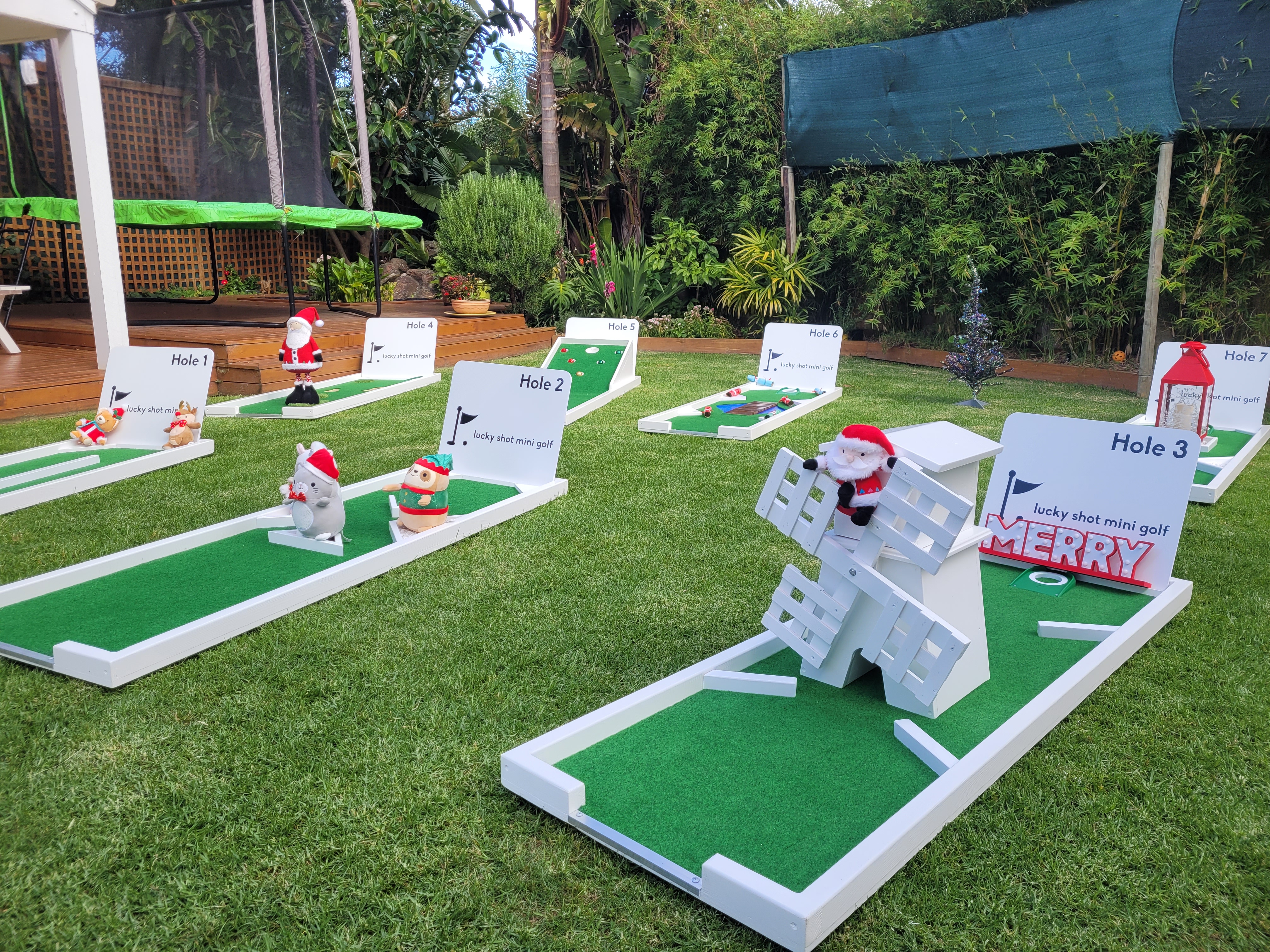 Lucky Shot mini golf installation at iSelect Collins Square Melbourne