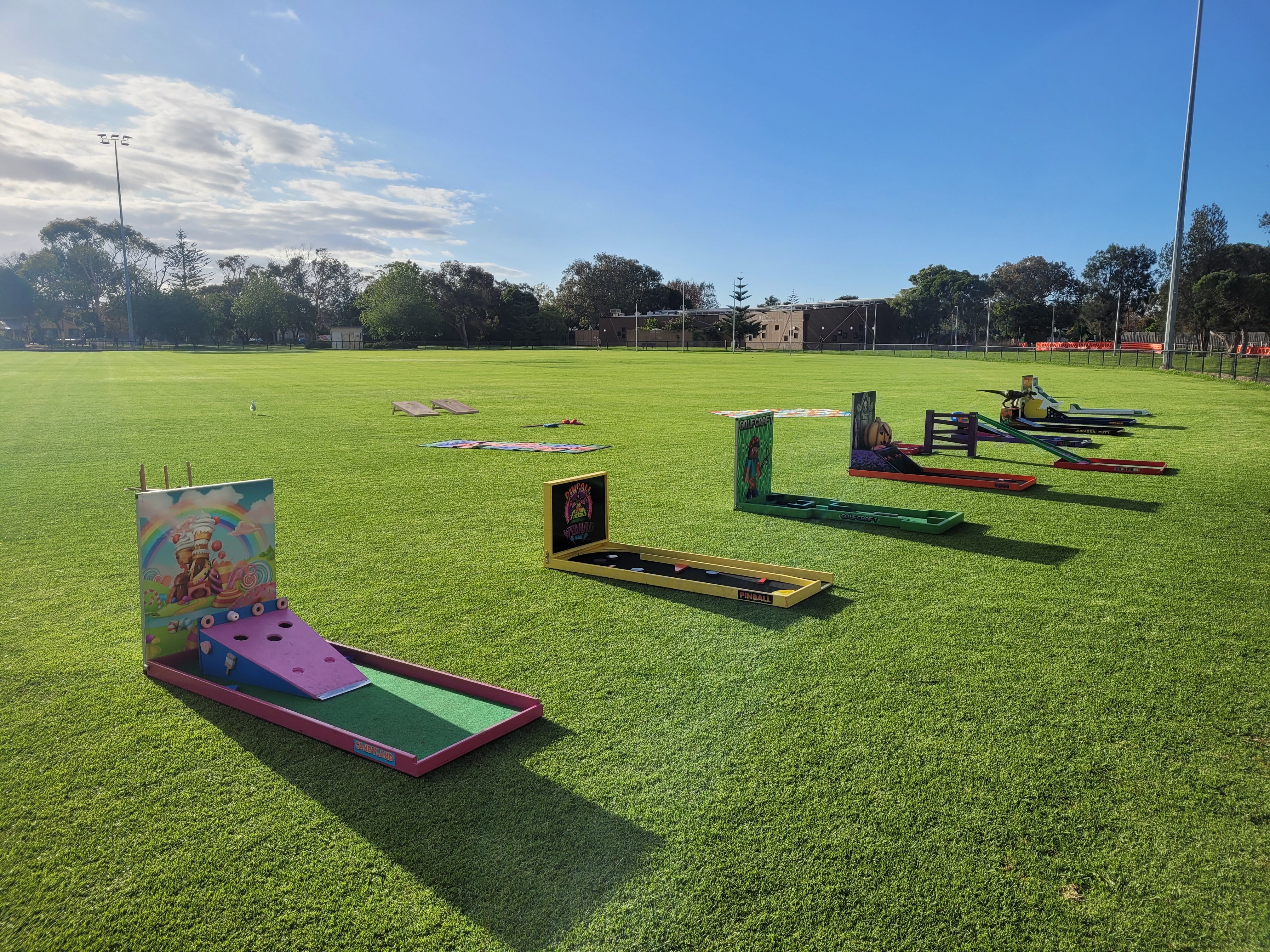 Lucky Shot seasonal themed mini golf event Melbourne