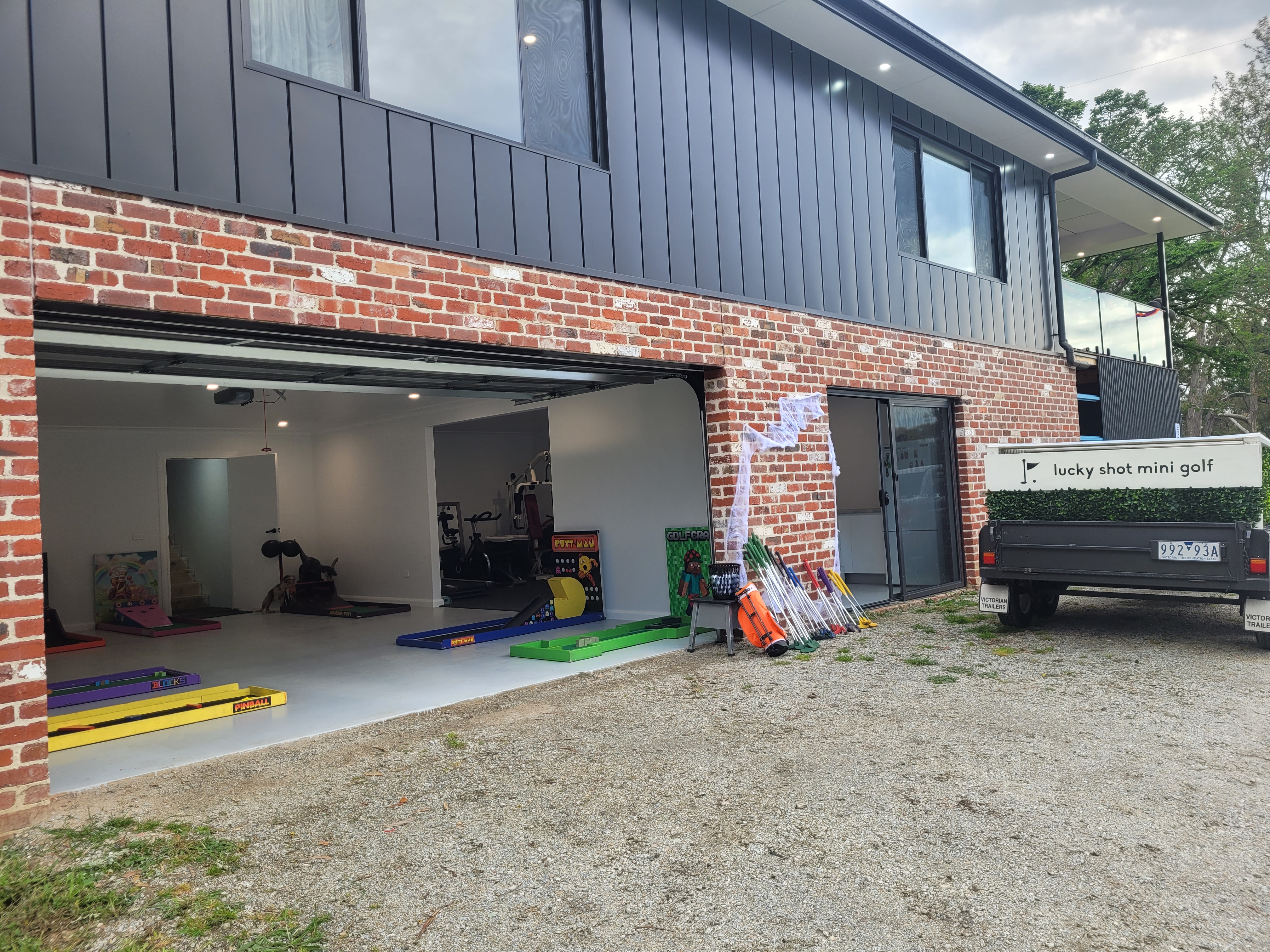 Lucky Shot Halloween themed mini golf activation Melbourne